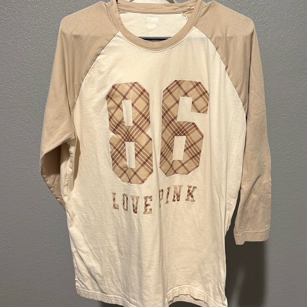 Victoria secret PINK, 86 love pink Long sleeve tshirt